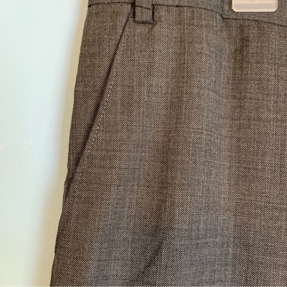 Lauren Ralph Lauren dark gray thin knit 100% wool flat front men’s pants Sz 40 - Picture 8 of 9